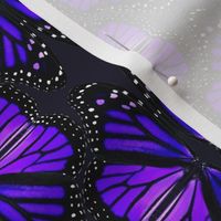 Purple Monarch Butterflies - Lifesize 