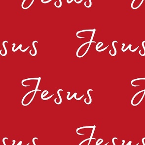 Jesus text pattern/  large