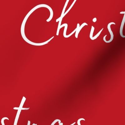 Christmas text pattern / large