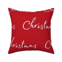 Christmas text pattern / large