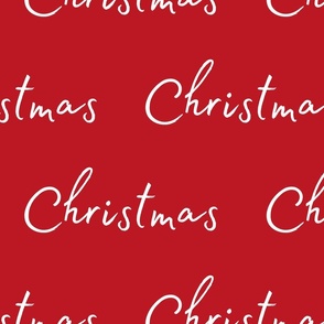 Christmas text pattern / large