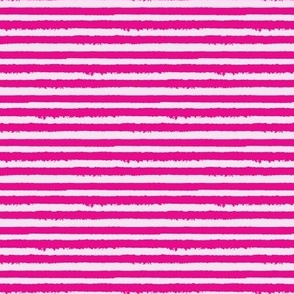 Horizontal Textured Stripes light pink on hot pink