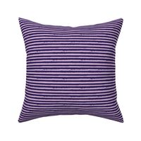 Horizontal Textured Stripes lilac on navy purple
