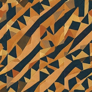 tiger patterned quilt