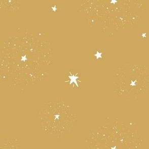 Starry Starry Night- Golden Brown: Medium (Wallpaper: Large)