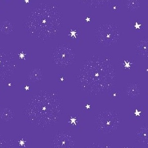 Starry Starry Night- Halloween Purple: Small (Wallpaper: Medium)