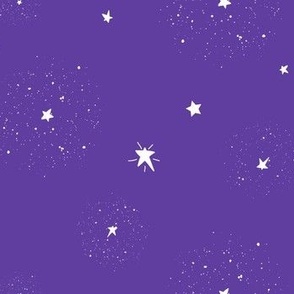 Starry Starry Night- Halloween Purple: Medium (Wallpaper: Large)