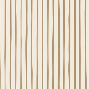stripes - creamy white _ lion gold mustard 02 - hand drawn imperfect geometric