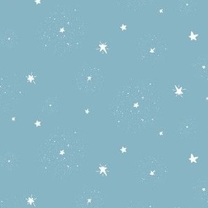 Starry Starry Night- Light Blue: Small (Wallpaper: Medium)