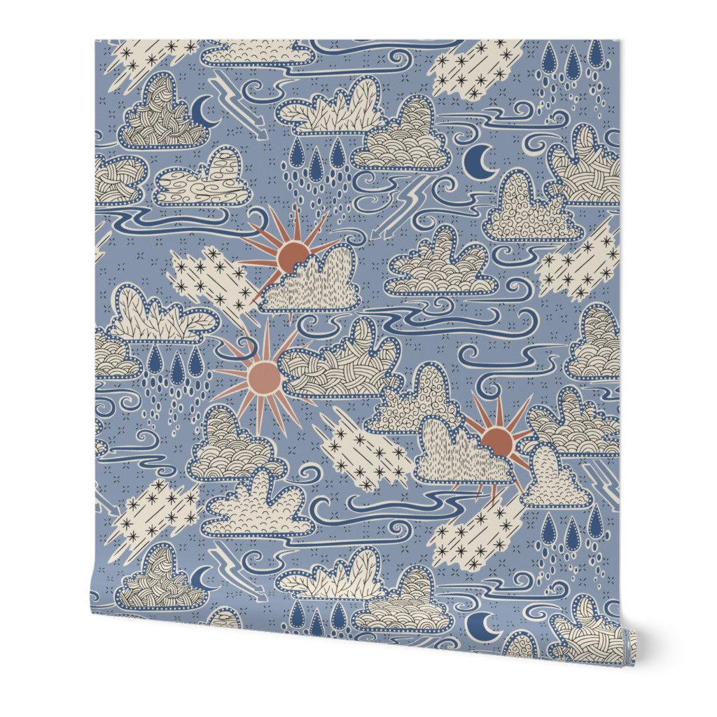 Indian Summer sky blue - XL