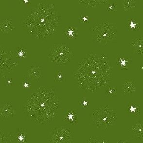 Starry Starry Night- Lime Green: Small (Wallpaper: Medium)