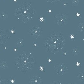 Starry Starry Night- Teal Too: Small (Wallpaper: Medium)