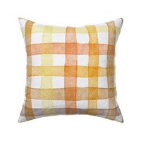 french country gingham - watercolor autumn plaid wallpaper