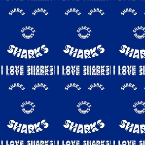 I Love Sharks Kid Design