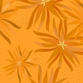 Chrysanthemums  - Harvest Gold