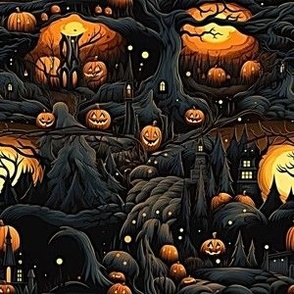 Halloween Pumpkin Town 1