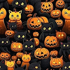 Pumpkin Cats 1