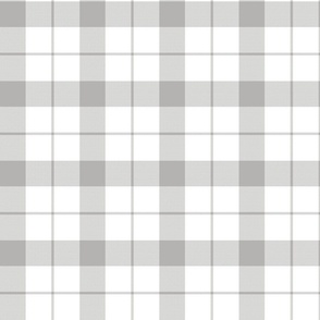 Grey and White Plaid
