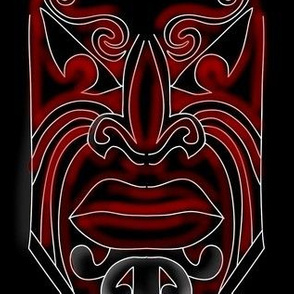 Maori face