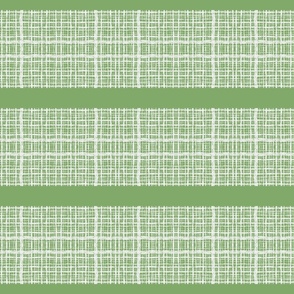 green plaid stripes horizontal/  medium