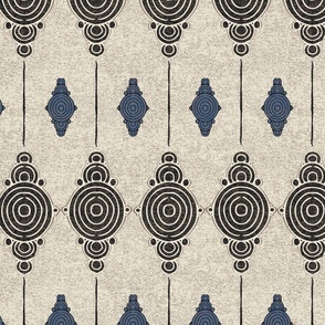 Hand drawn boho geometrics in Autumnal East Fork Color Palette