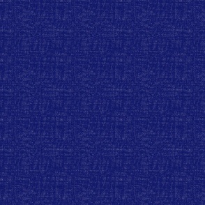 Inky blue faux linen textured