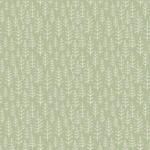 Woodland Leaves - Sage (Medium)