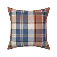 Harvest Plaid - Red Blue Large