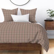 Harvest Plaid - Red Beige Small