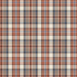 Harvest Plaid - Red Beige Small