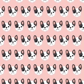 French Bulldogs on Pink - 1 inch