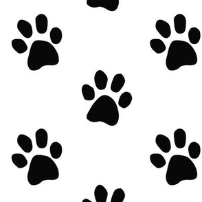 Puppy Dog Paw Prints - 2 inch
