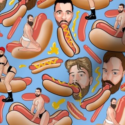Hot Dog Guys - Blue
