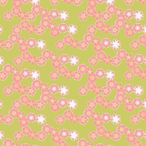 flowers in the grass, for kids' sheets challenge