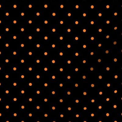 Black and Orange Polka Dot
