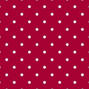 Red and White Polka Dot