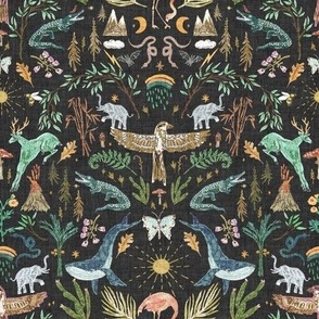 The Kingdoms (Plants & animals) (black) MED 