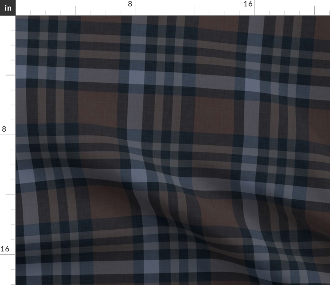 Hickory and Navy Tartan