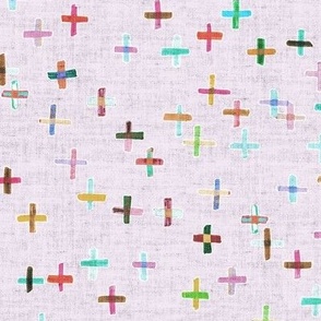 North-South-East-West Crosses (mauve) MED 