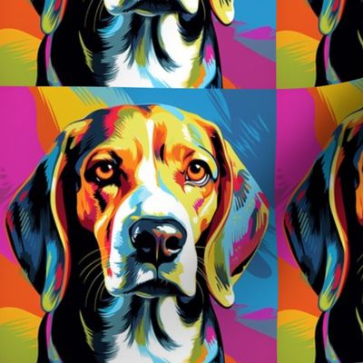 Beagle Dog - Pop Art Colorful