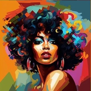 Beautiful Woman - Pop Art Colorful