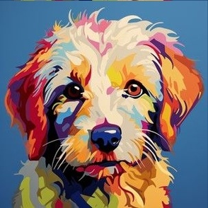 Puppy 2  - Pop Art Colorful