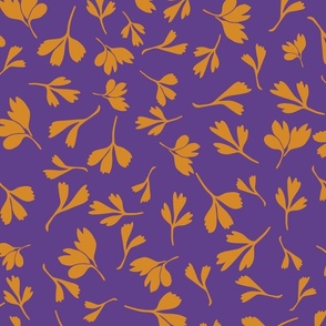 Autumn Leaf Medley Purple