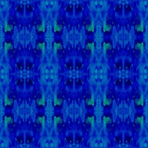 Boho Symmetry Blue 