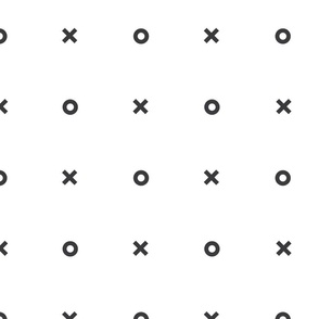 X and O Tic Tac Toe Seamless Repeat