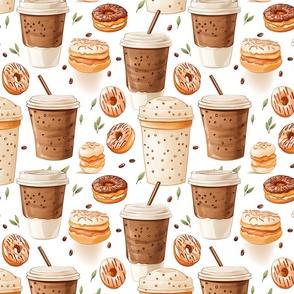 Coffee Cups & Donuts