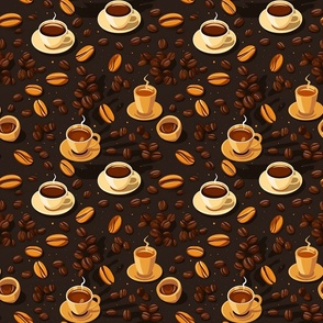 Coffee Mugs & Beans