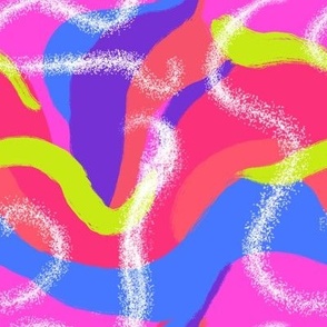 Neon 80s Swirl 