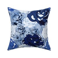 Monochromatic blue roses