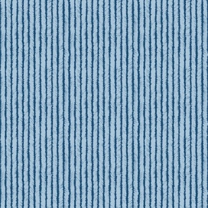 hand drawn boho stripes dark and medium blue - medium scale